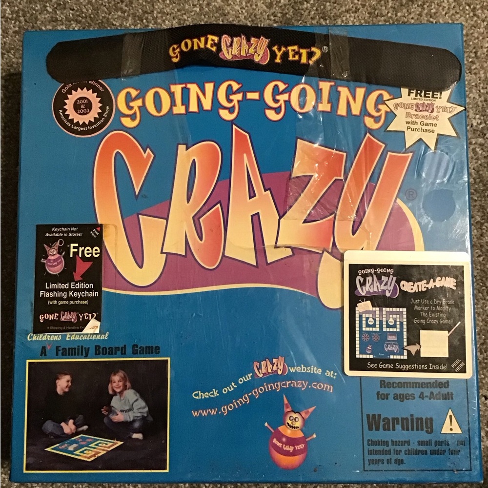 Going-Going Crazy board game NEW
